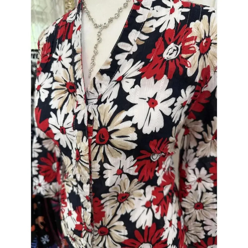 Alfred Dunner Lot of 3 Tropical, Floral, Lightweight, Feminine, Business Casual - Picture 8 of 12